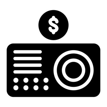 intercom glyph icon