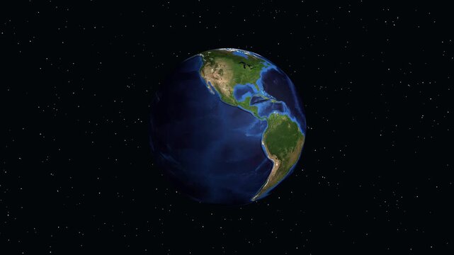 Animated Zoom from Space to Davao City in the Philippines