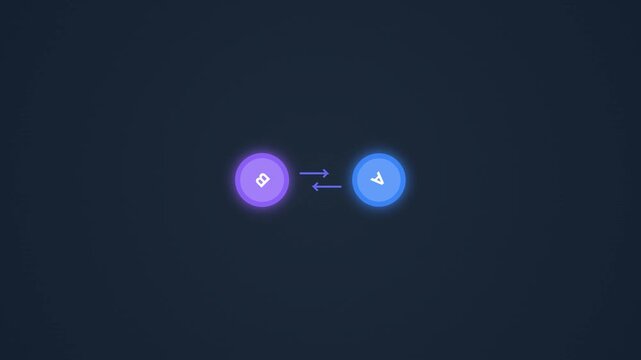 Token Swap Minimalist - Crypto Exchange Fast Animation