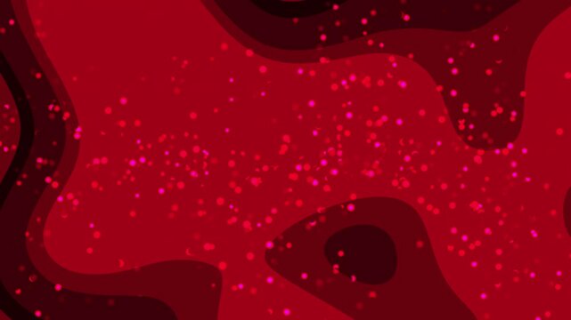 Abstract dark red background with scattered small red dots. Suitable for dramatic designs, festive projects, and creative digital artwork.