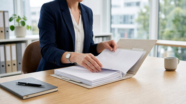 Organisation de documents au bureau