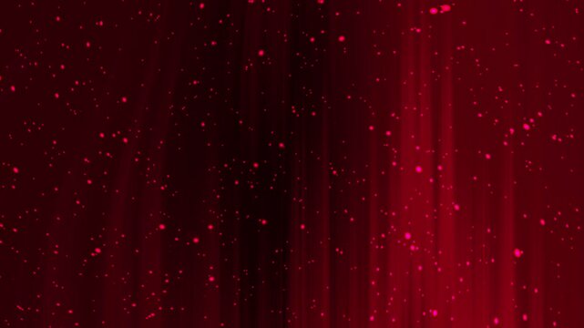 Dark red background with scattered points of light shining. Perfect for festive designs, holiday cards, abstract backgrounds, or dramatic artistic projects.