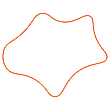 abstract line blob