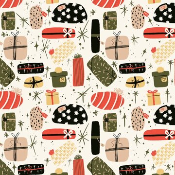 16x16 Christmas gift pattern