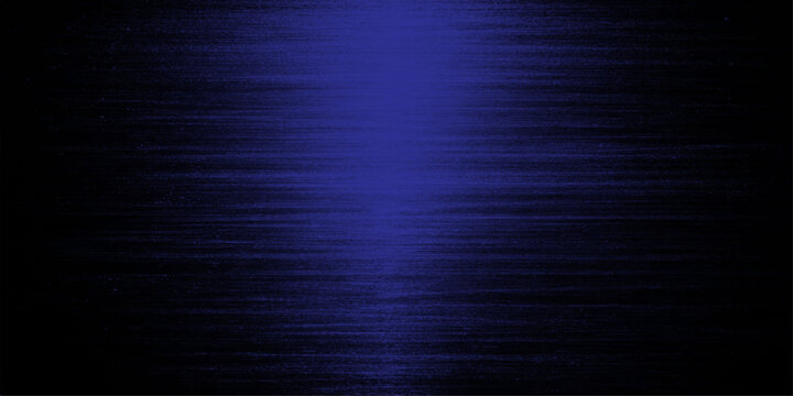 Abstract of a minimalist composition, featuring a metallic texture with a gradient of dark black to blue hues that dominate the image. The lines of the textures are subtly visible.