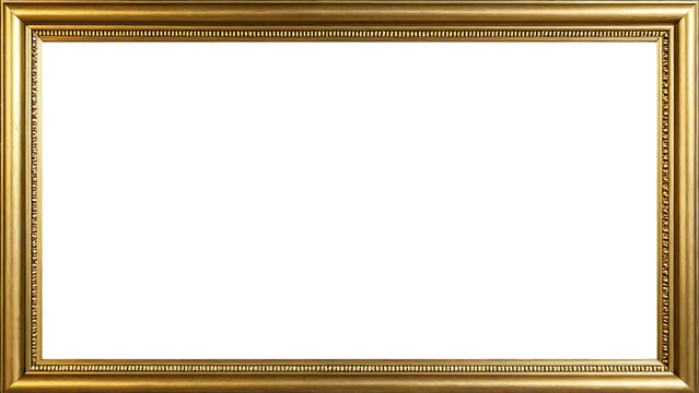 Marco Dorado Antiguo Premium Dise&ntilde;o Ornamental Met&aacute;lico | Para Enmarcar Fotograf&iacute;a, Obra de Arte, Certificado, Diploma, Invitaciones, Bodas, etc.