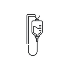 Fototapeta premium IV Drip Bag Icon Representing Medical Treatment