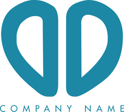 Minimalistic Abstract Initial Letter OO Logo Design