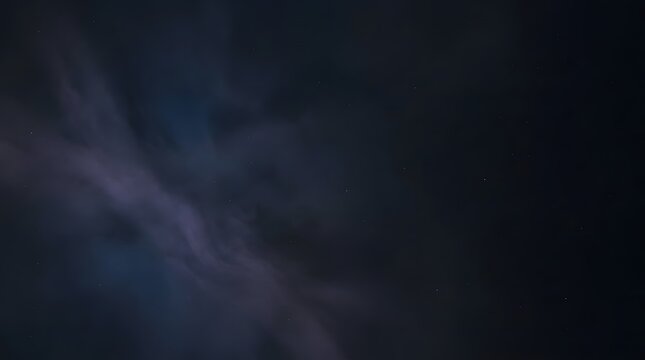 Dark Galaxy Background With Soft Volumetric Light And Clean Composition