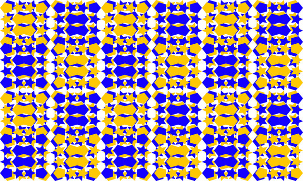 blue diamond and yellow star with Pentagon overlap layer pattern, Abstract Seamless geometric pattern with blue stars background, blue diamond dot, repeat star pattern design for fabric printing, star