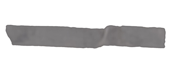Fototapeta premium Minimalist grey Masking Tape on Transparent Background for Signage and Notes