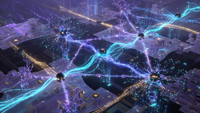 Rete neurale digitale e infrastruttura di dati globali in 3D