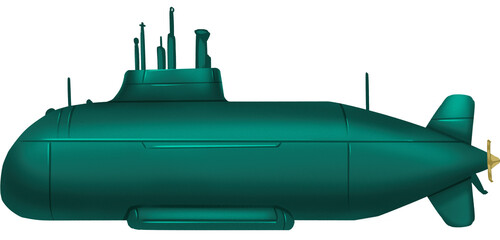 Military Stealth Submarine © Daksina Capital