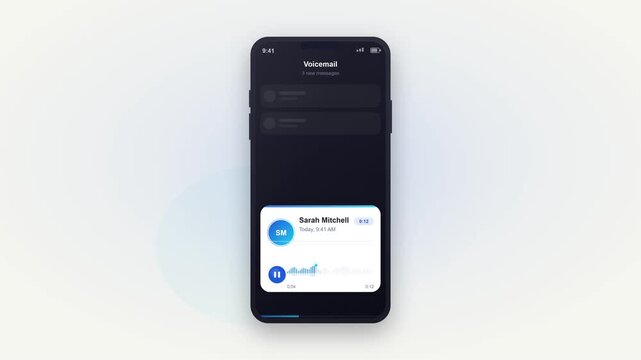 Modern Smartphone User Interface Displaying Messaging App Notification