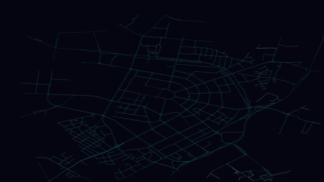 Tashkent, Uzbekistan, City Infrastructure Expansion Animation, Urban Visualization Technology