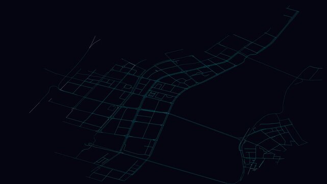 Nanchang, China, City Infrastructure Expansion Animation, Urban Visualization Technology