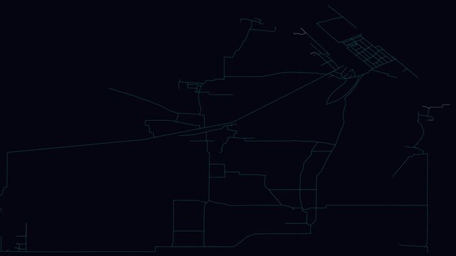 Kotla Qasim Khan, Pakistan, City Infrastructure Expansion Animation, Urban Visualization Technology