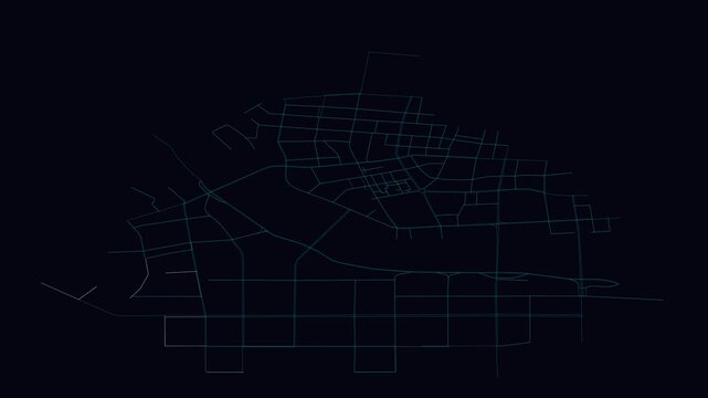Jinzhou, China, City Infrastructure Expansion Animation, Urban Visualization Technology