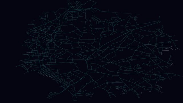 Ibadan, Nigeria, City Infrastructure Expansion Animation, Urban Visualization Technology