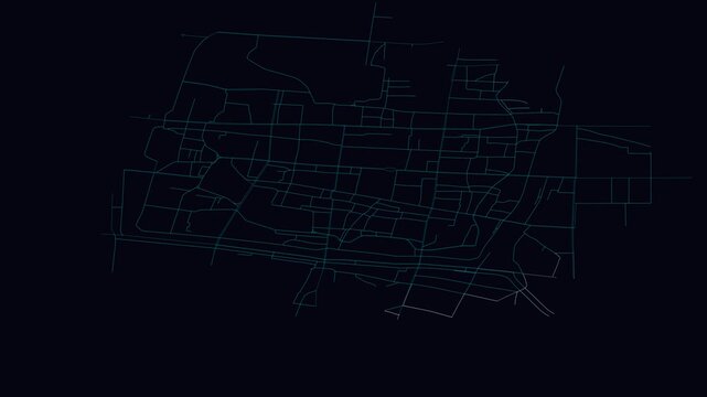 Gulou, China, City Infrastructure Expansion Animation, Urban Visualization Technology