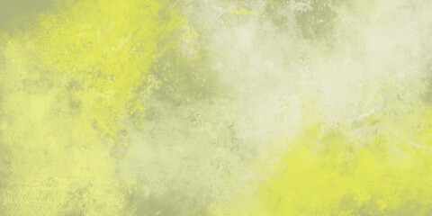Abstract yellow green watercolor texture © Aquarium