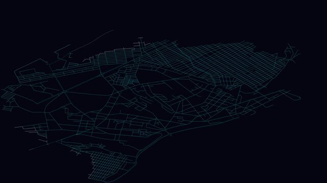 Brazzaville, Congo (Brazzaville), City Infrastructure Expansion Animation, Urban Visualization Technology