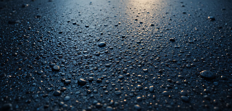Glittering dark blue and silver metallic glitter texture background, close-up macro shot dark blue glitter