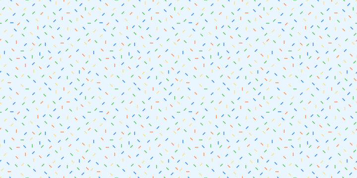 Colorful sprinkle pattern background with minimal playful design