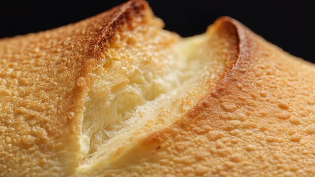 Delicious Pastries and Breads in Close-Up Shots, Appetizing Textures and Colors, Photorealistic Food Photography and Videos