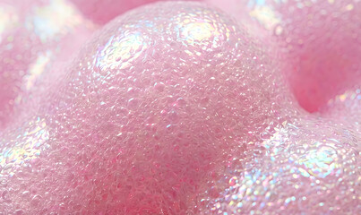Fototapeta premium Extreme Macro of Iridescent Soap Foam Bubbles