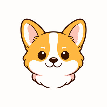 Cachorro Corgi con mirada encantadora