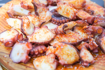 Traditional polbo a feira dish being served outdoors The Concept of Local Culture