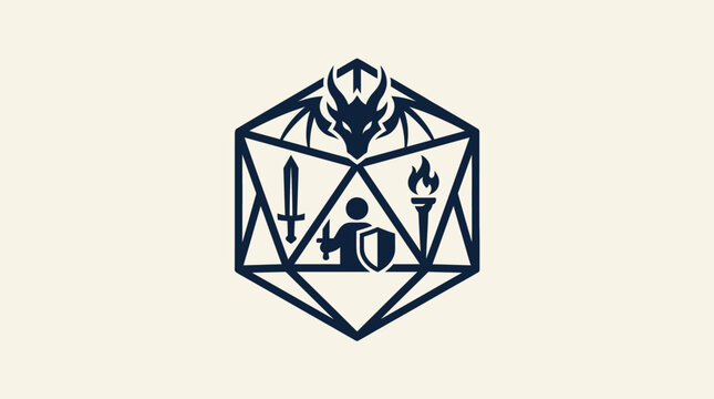 Dungeons and Dragons Themed Logo Design