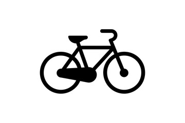 Obraz premium simple bicycle icon design element