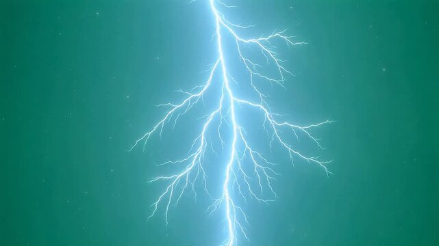 Lightning bolt in night sky representing Generative AI and Creative Energy