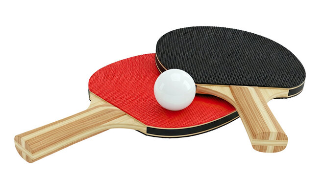 Ping Pong Paddles and Ball