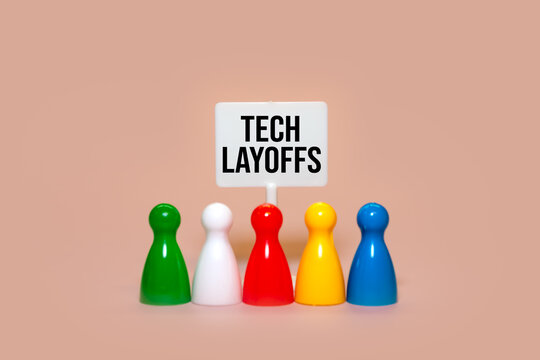 Mass Tech layoffs impacting diverse workforce represented by pawns