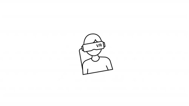Virtual reality Vector Icon