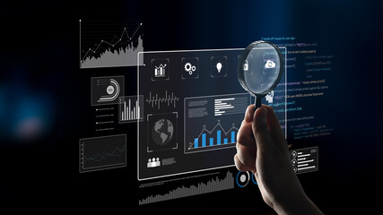 Data dashboard and analytics system supports business, analytics, and data insights through centralized charts, statistics, and monitoring interface Latch