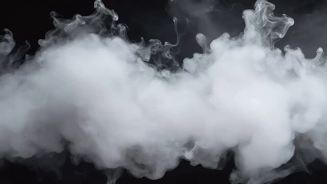 swirling white smoke on black background for Contemporary Lifestyle and Visual Storytelling