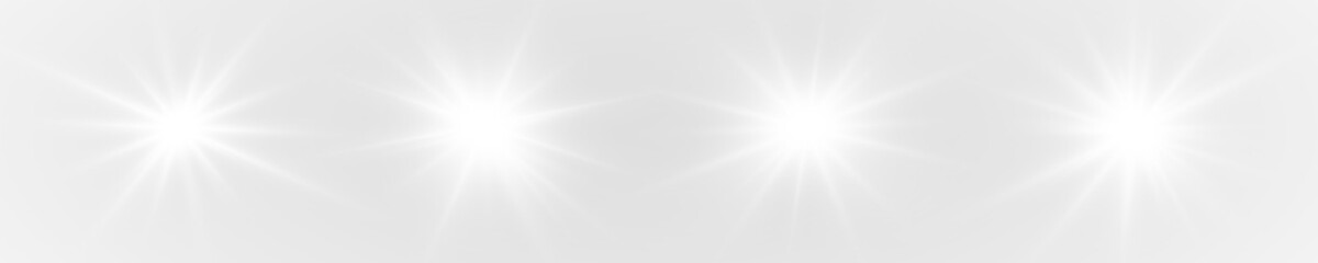 Bright PNG star set glow creates soft lens flare beams outward. Spark particles drift gently around luminous core. Ideal elegant design work. © dedstock