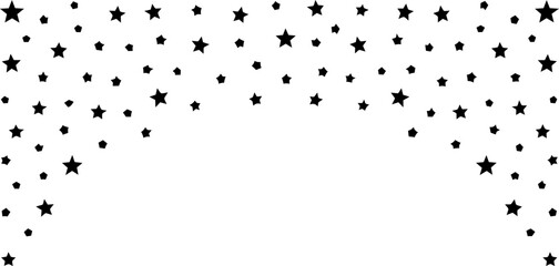 Fototapeta premium Festive falling confetti vector