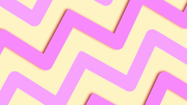 Vibrant pink and yellow chevron pattern background design