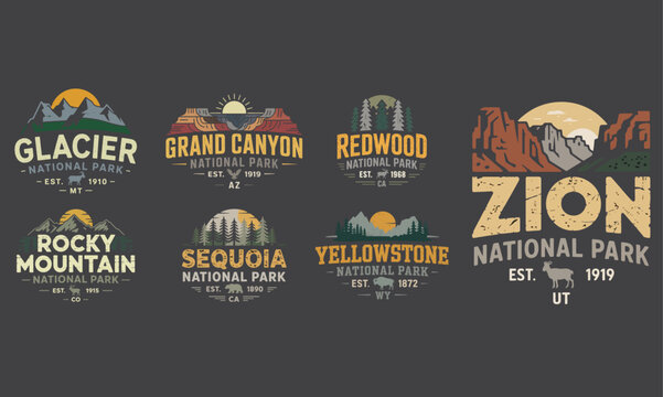 National park vintage posters collection a celebration of america's natural wonders