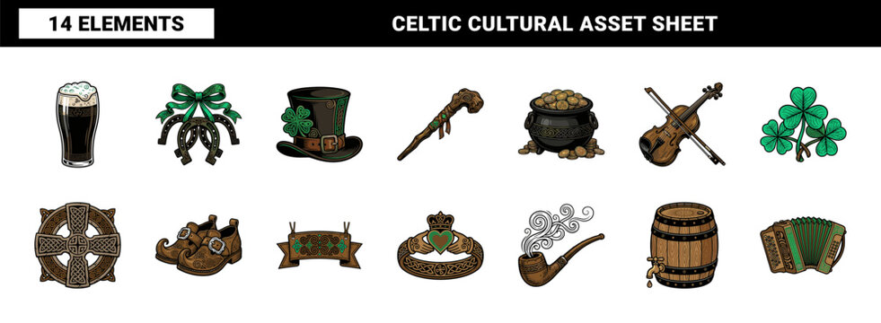 Irish Holiday Celebration Asset Sheet