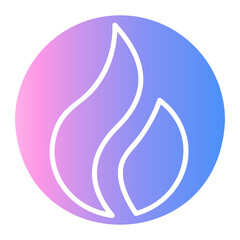Naklejka premium crypto Gradient icon