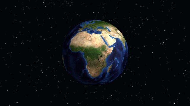 3D Earth Animation Zooming into Nashville Tennessee with Geographic Data Overlay