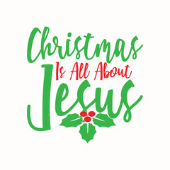 Fototapeta premium Christmas is all about Jesus