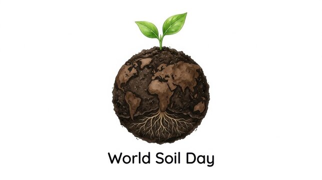 Environmental Awareness Graphic for World Soil Day Celebration