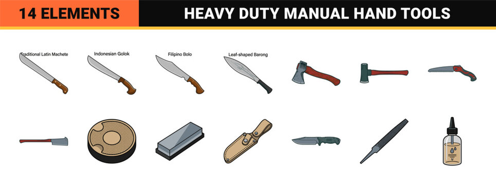Survival Blades and Forestry Tool Kit